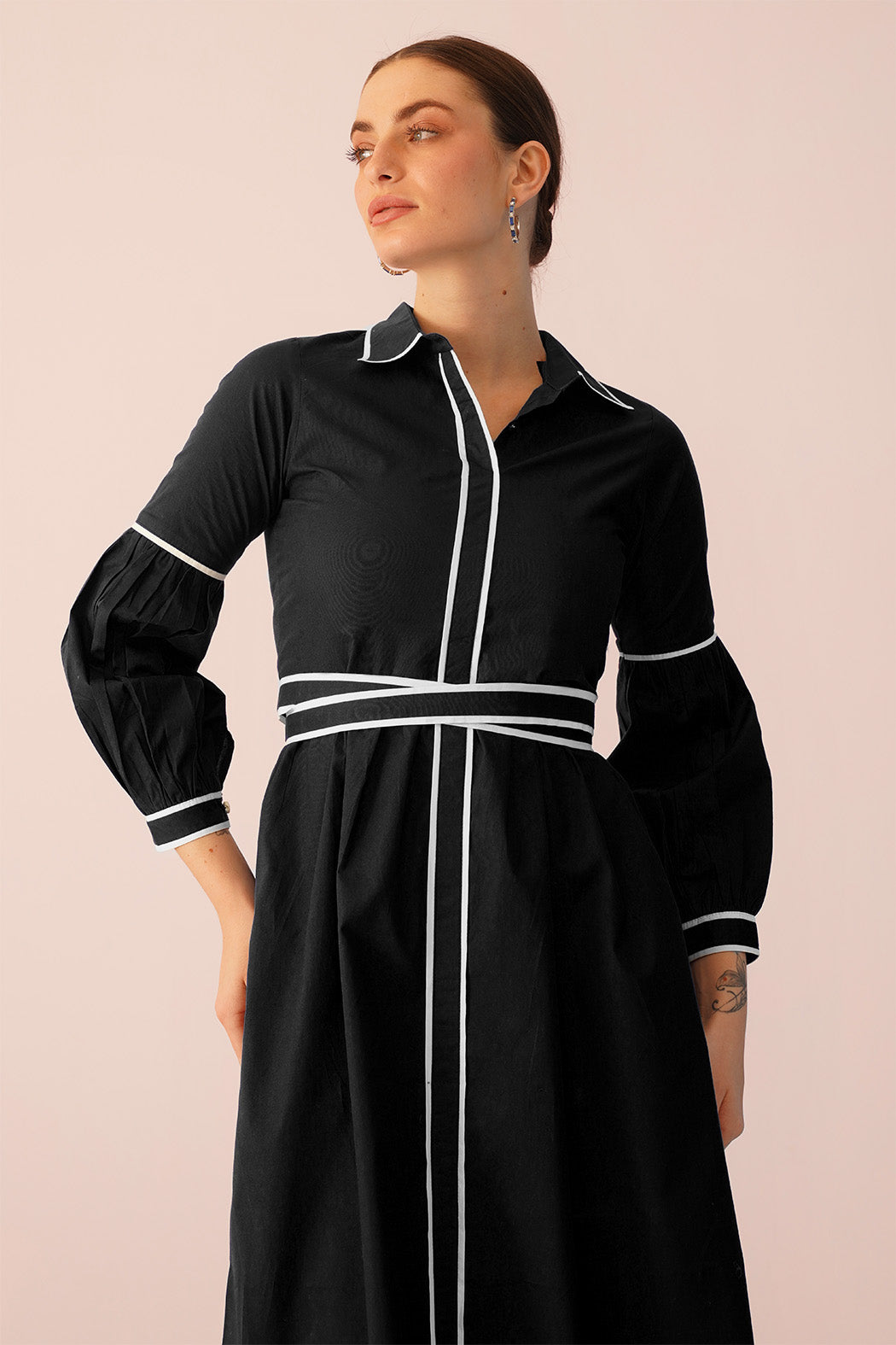 Jenny Midi Dress - Black
