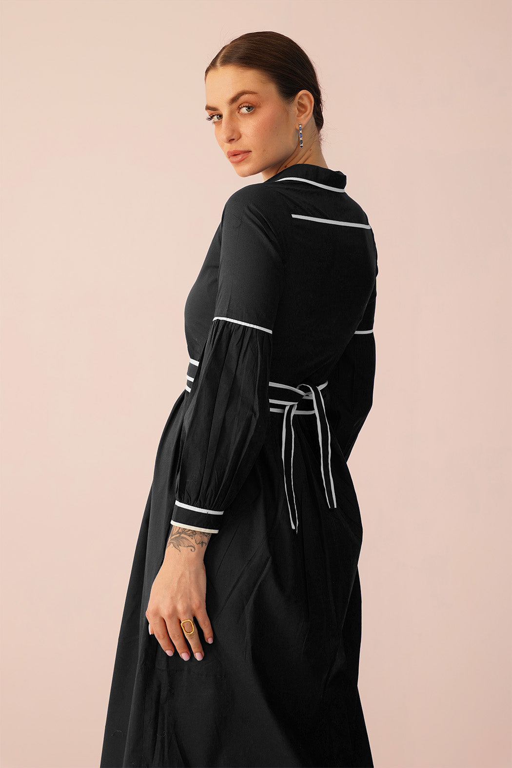 Jenny Midi Dress - Black