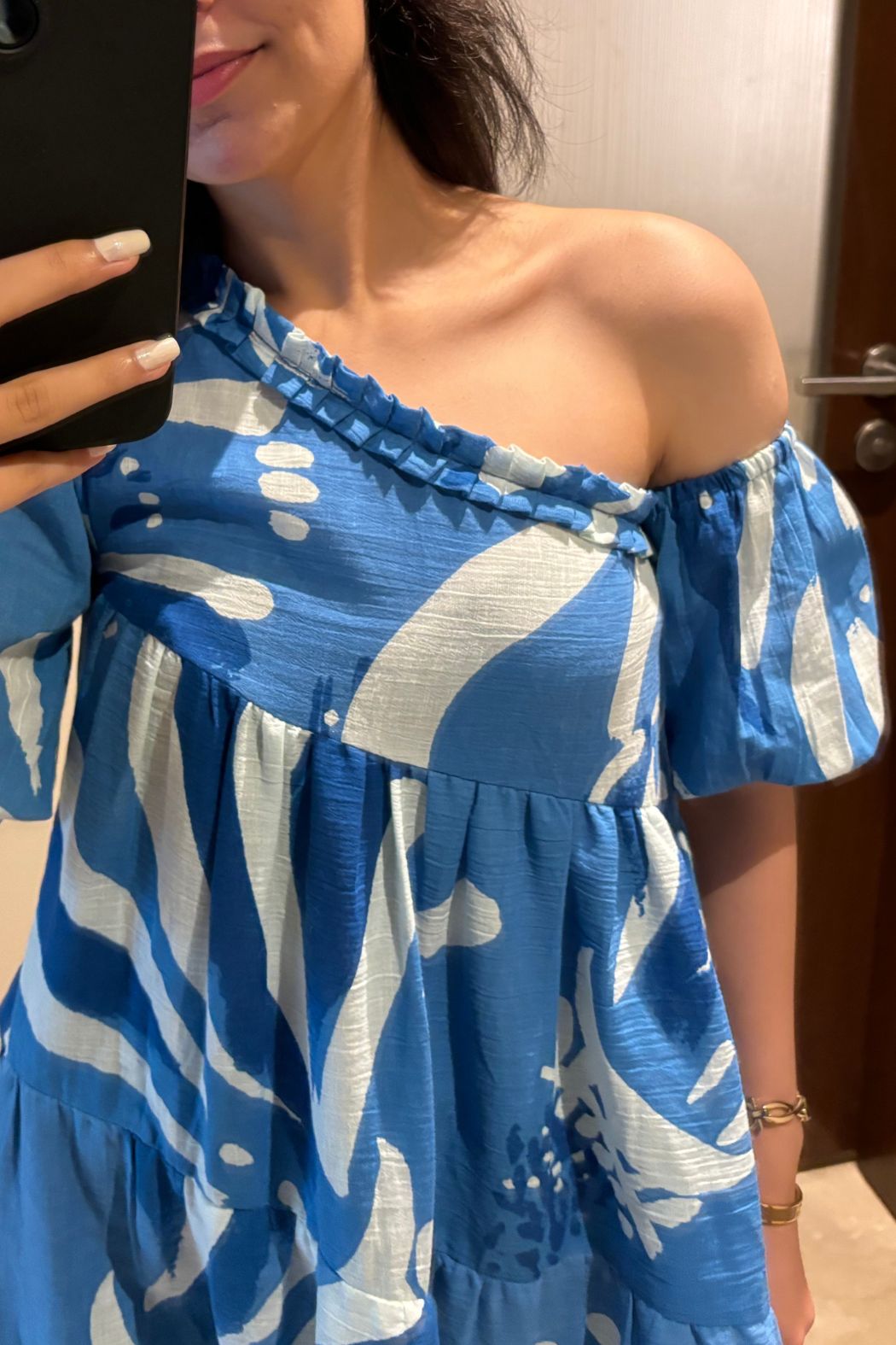 Napoli Dress - Wave Print