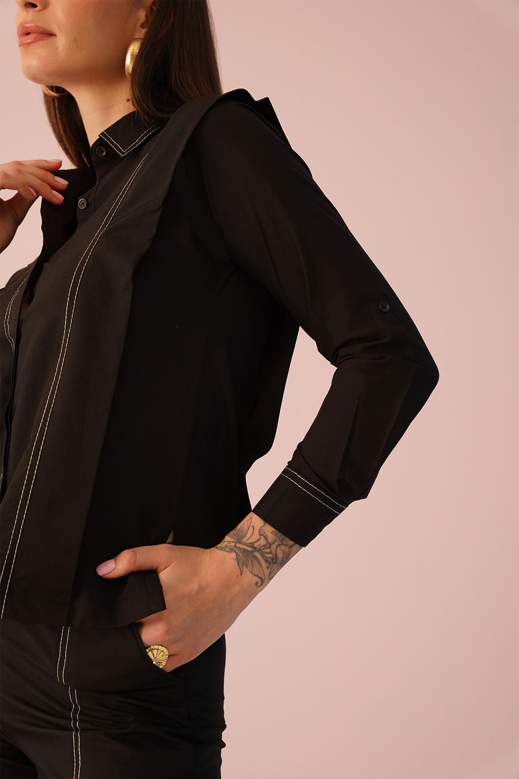 Boxy Shirt - Black