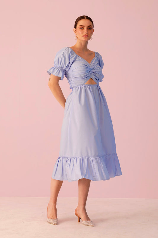 Santorini Dress - Powder Blue