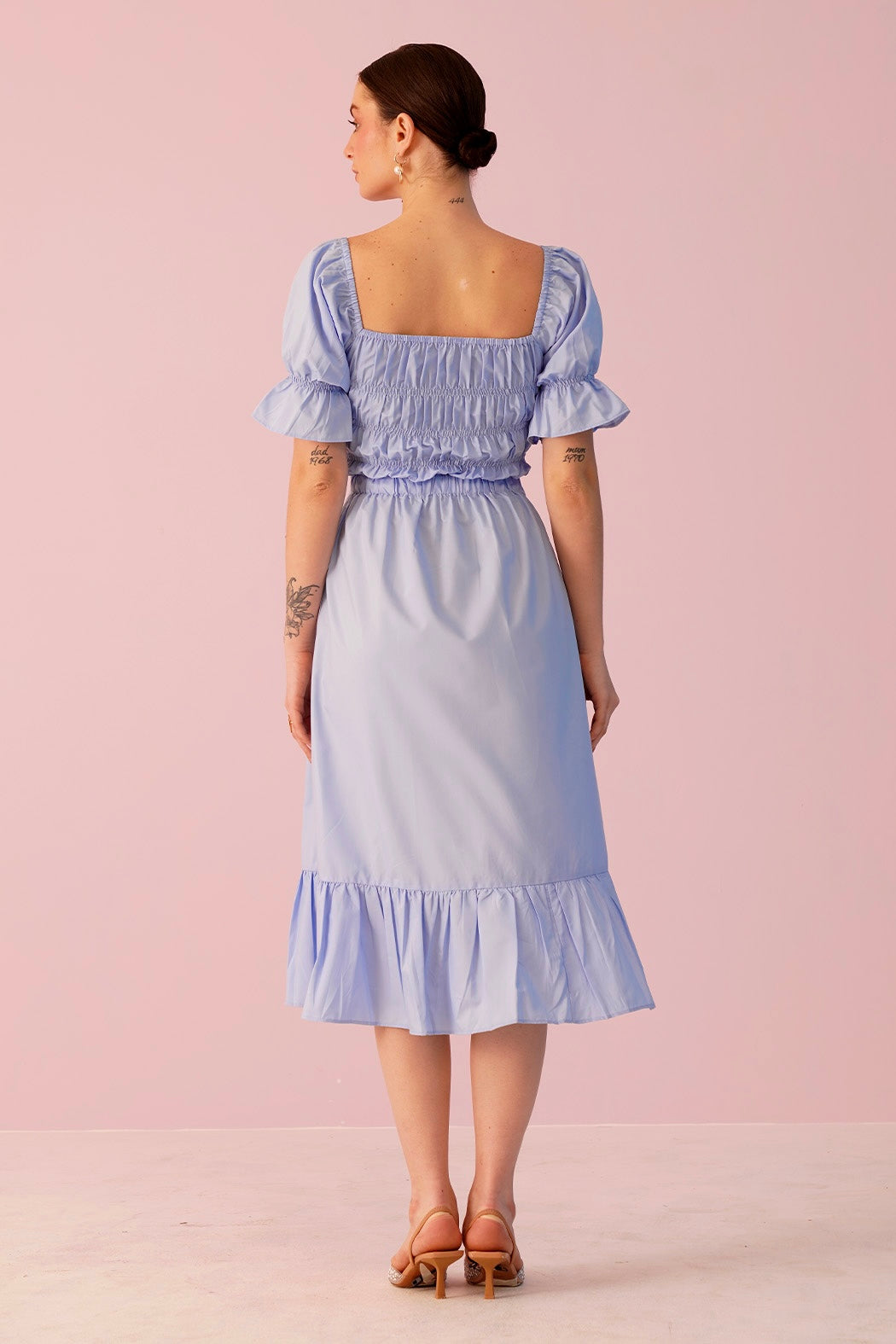 Santorini Dress - Powder Blue