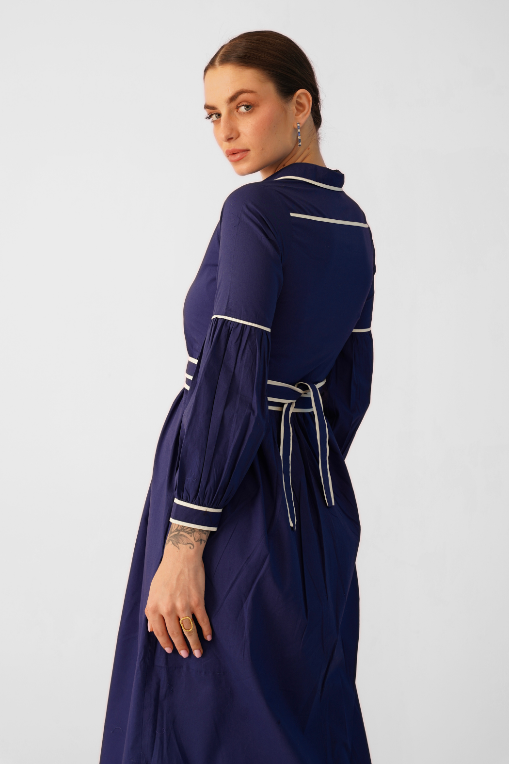 Jenny Midi Dress - Blue