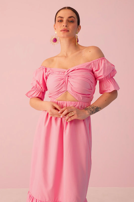 Santorini Dress - Pink