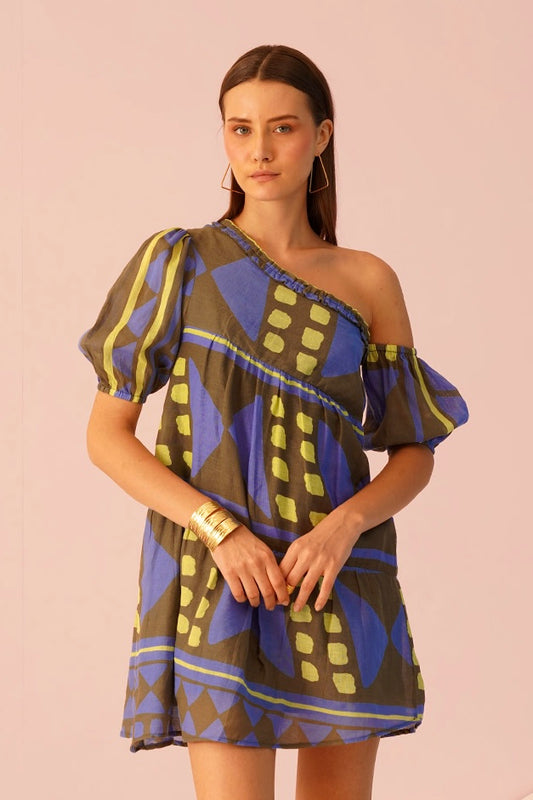 Napoli Dress - Geometric Print