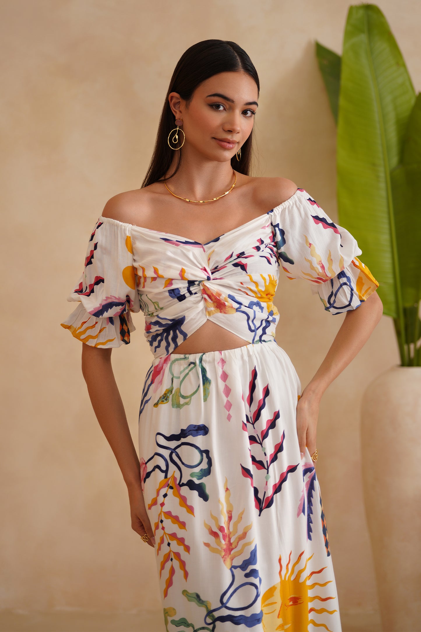 MEHAK BAKSHI in the Santorini Dress - Sol