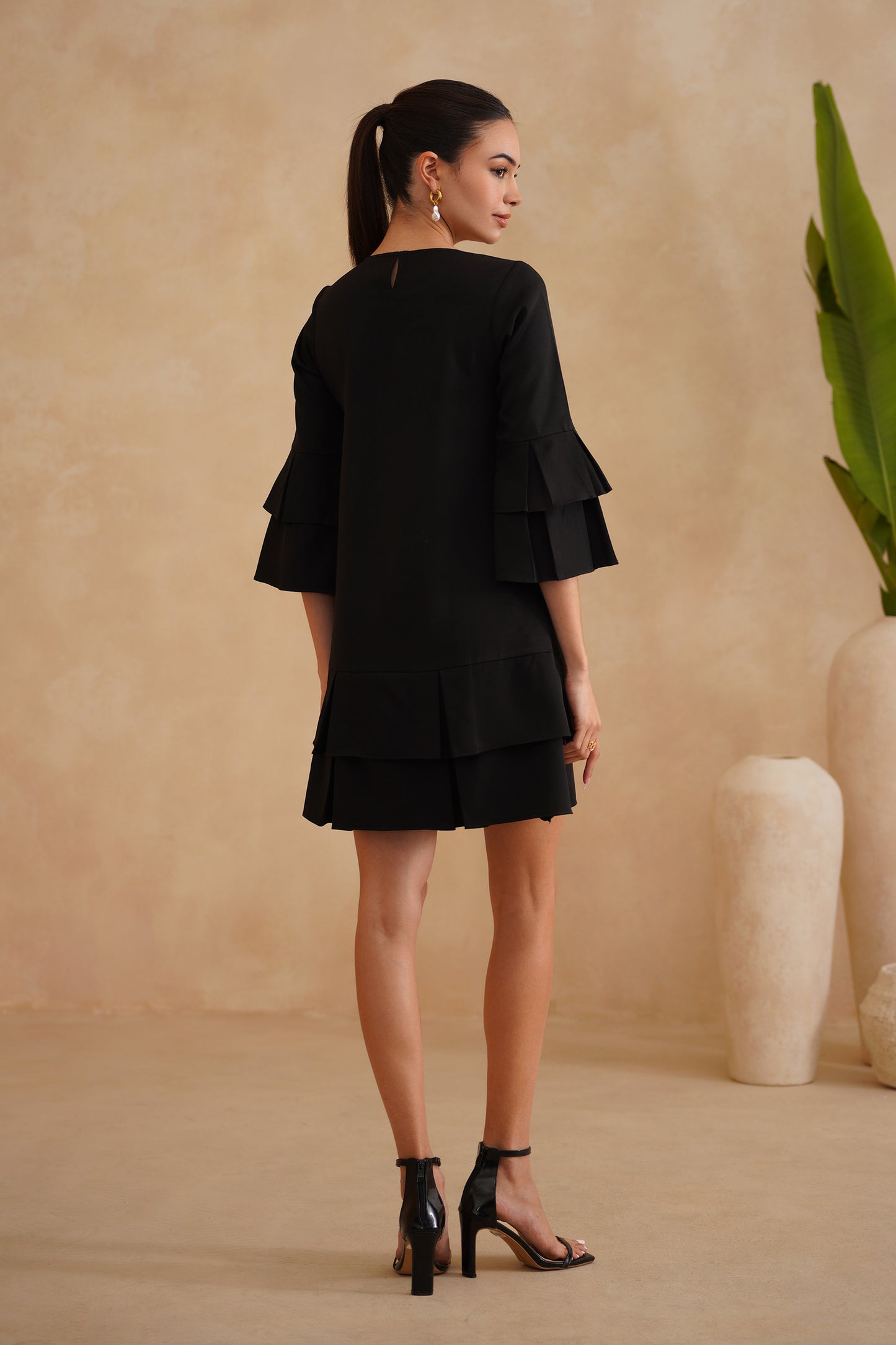 Nina Dress - Bird Embroidery
