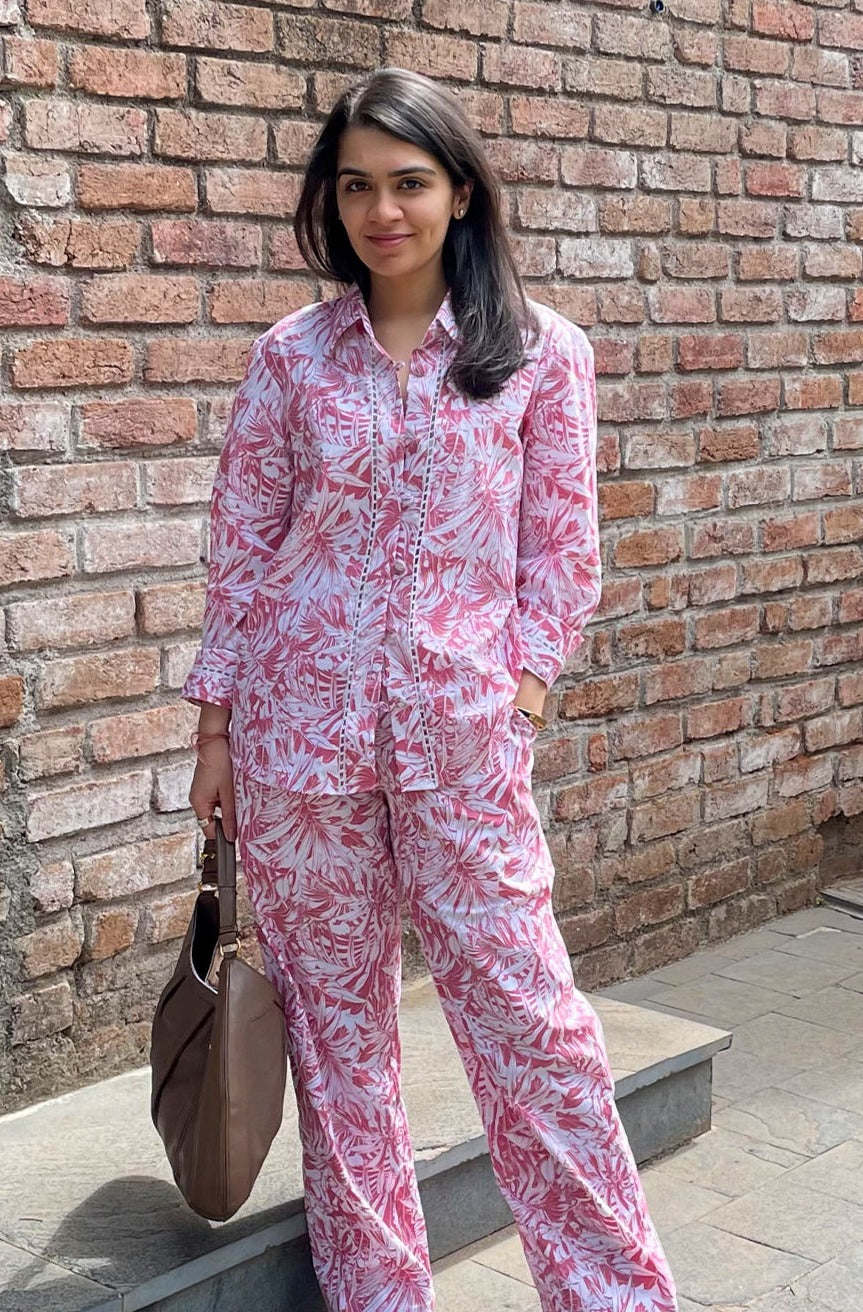 Sicily Co-ord Set - Pink