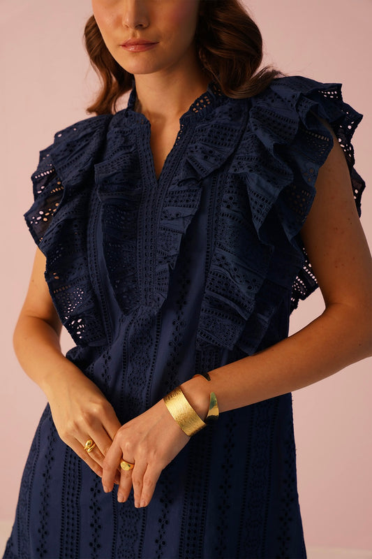 Emma Dress - Blue
