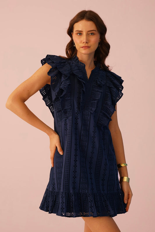 Emma Dress - Blue
