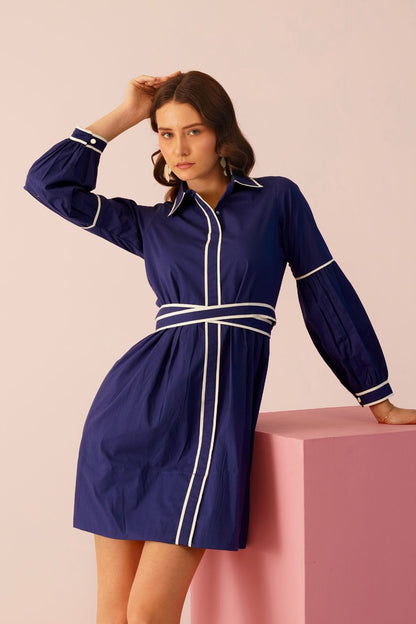 Jenny Dress - Blue