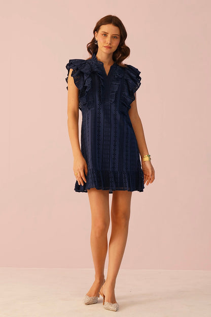 Emma Dress - Blue