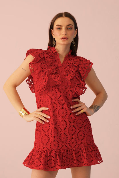 Emma Dress - Red