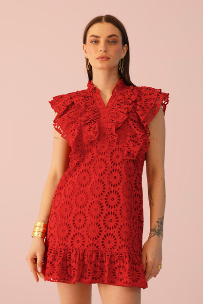 Emma Dress - Red