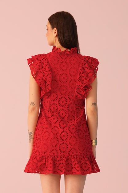 Emma Dress - Red