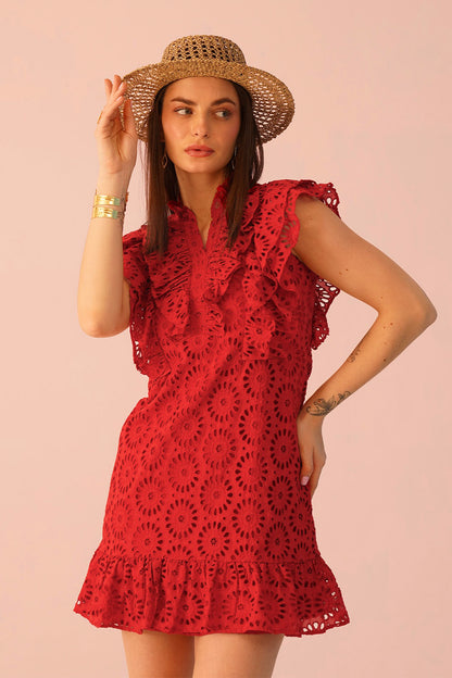Emma Dress - Red