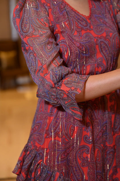 Cassy Dress - Red