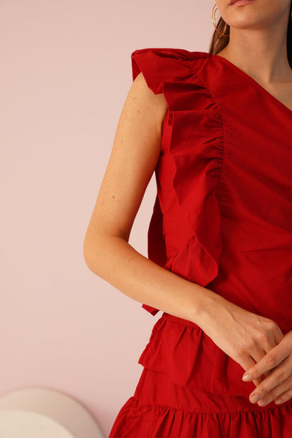 Rose Dress - Red