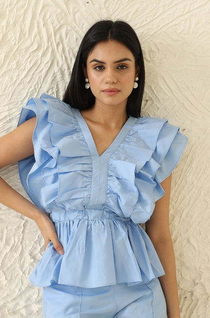 Capri Top - Blue