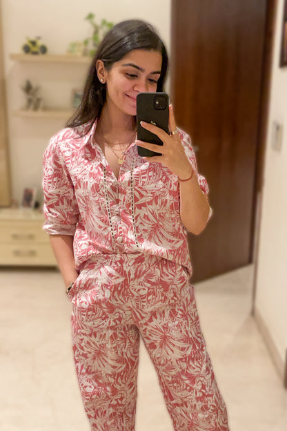 Sicily Co-ord Set - Pink