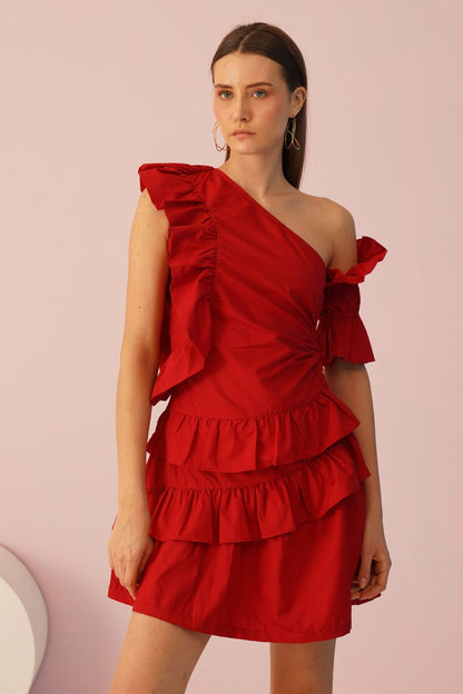 Rose Dress - Red
