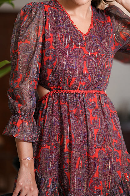 Cassy Dress - Red