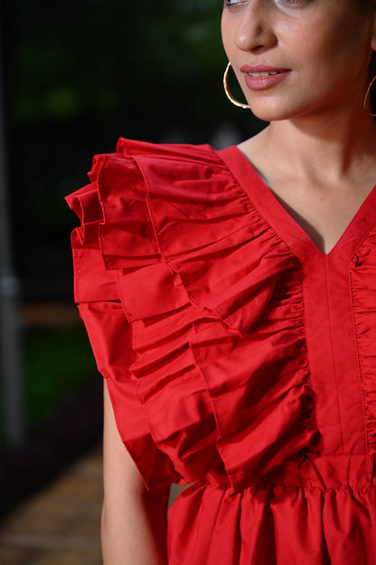 Capri Top - Red