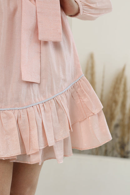 SHIKHA in Amore Dress - Baby Pink