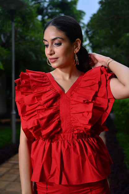 Capri Top - Red