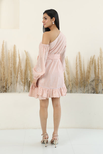 SHIKHA in Amore Dress - Baby Pink