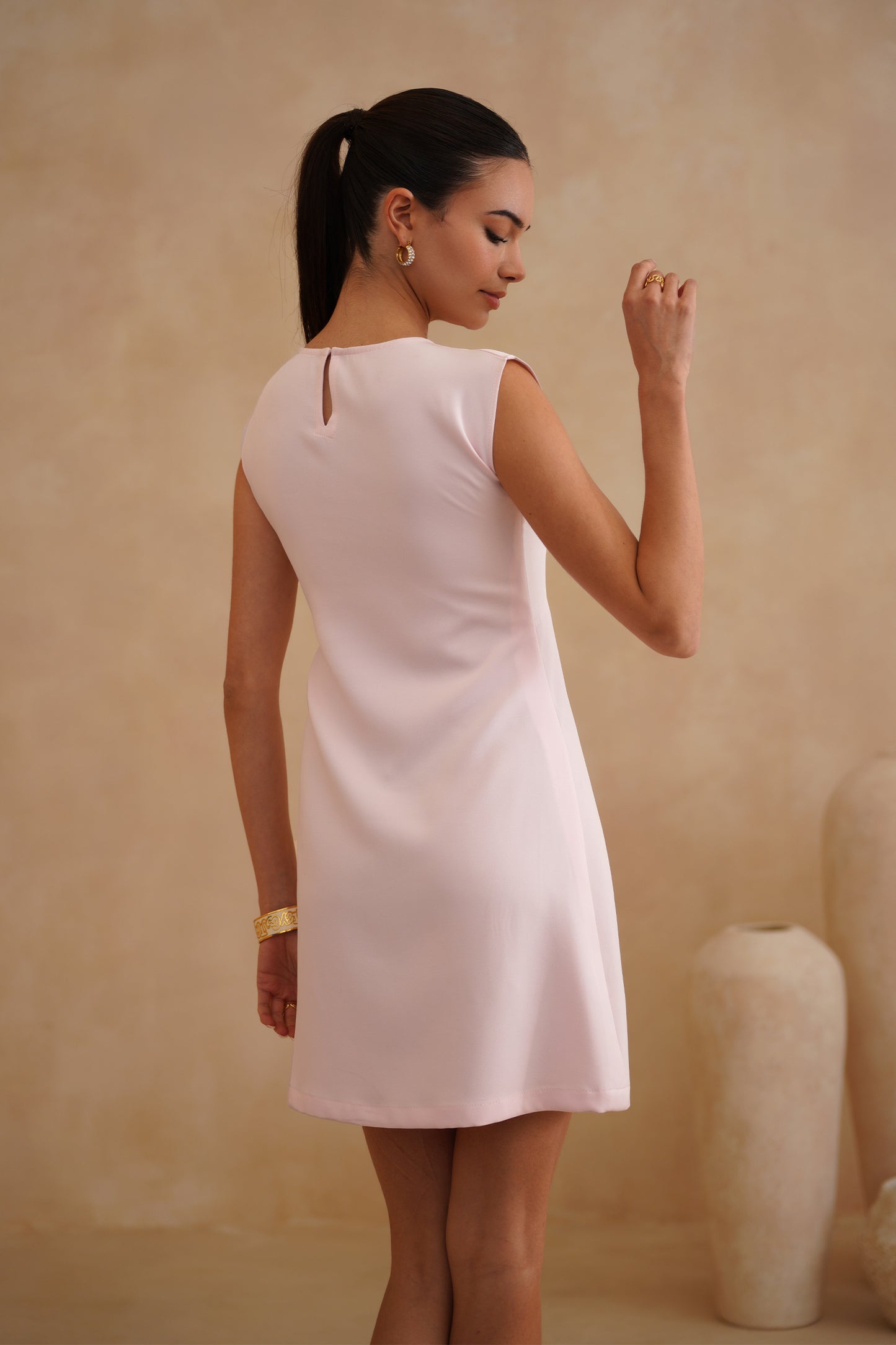 DEEPTI in Russo Dress - Baby Pink