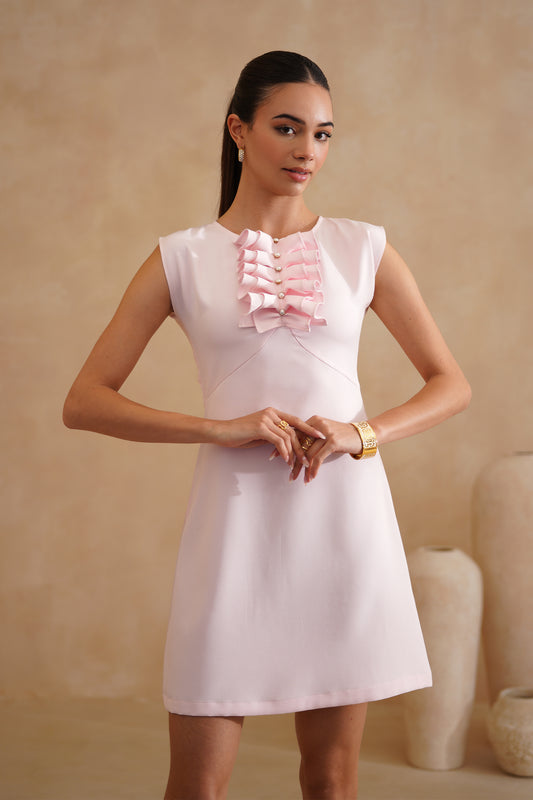 DEEPTI in Russo Dress - Baby Pink