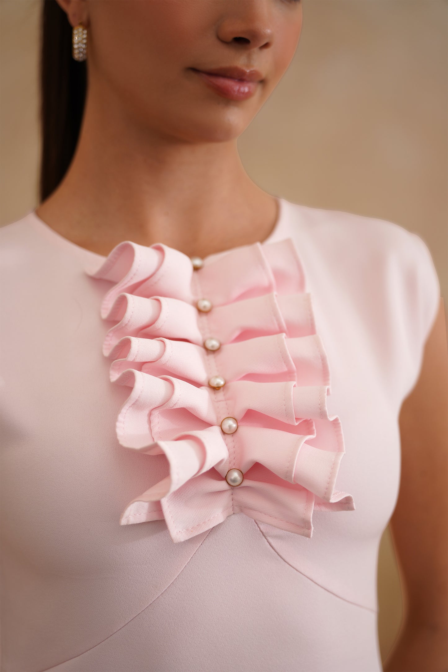DEEPTI in Russo Dress - Baby Pink