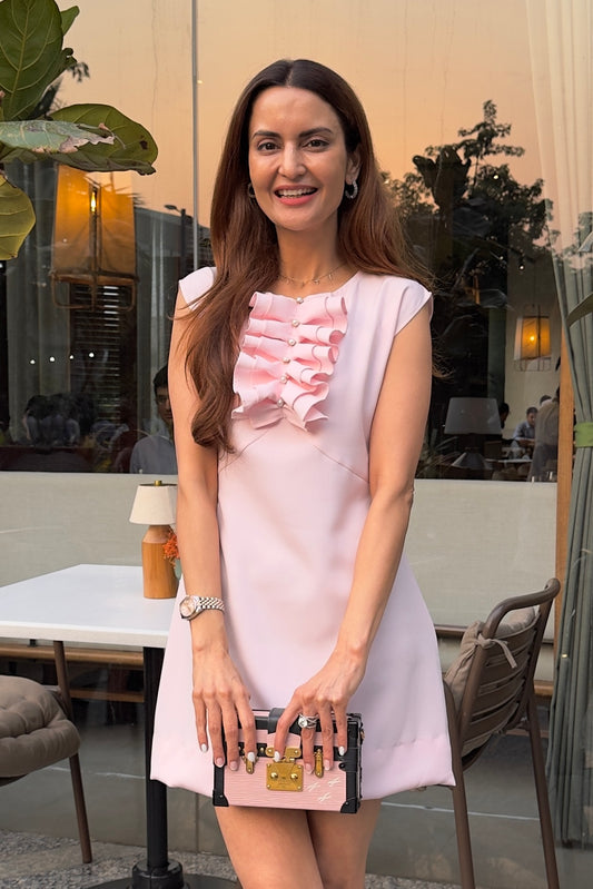 DEEPTI in Russo Dress - Baby Pink