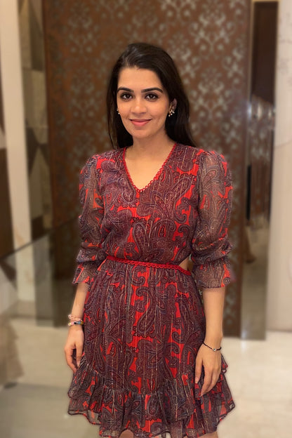 Cassy Dress - Red