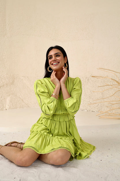 Georgina Dress - Green