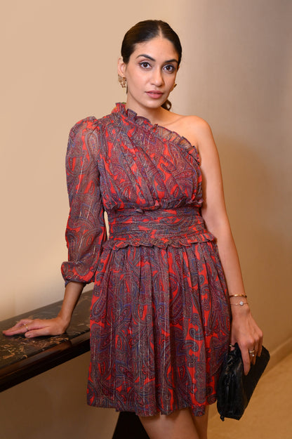 RIYA in Kelly Dress - Red