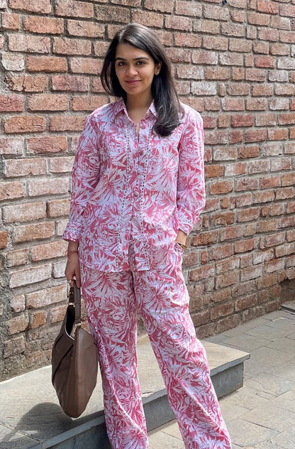Sicily Co-ord Set - Pink