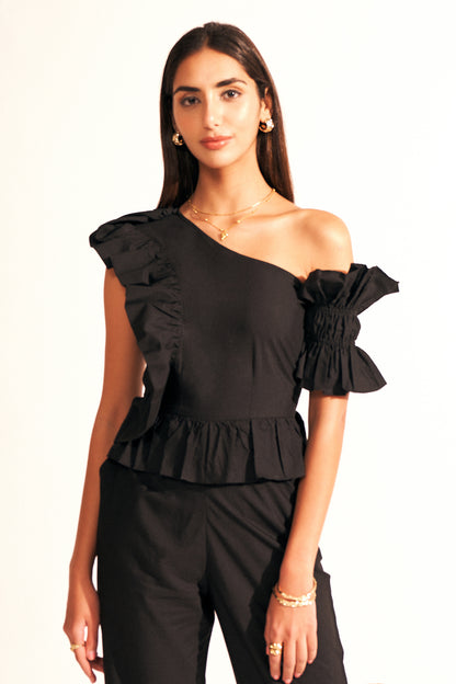 Rose Jumpsuit - Black