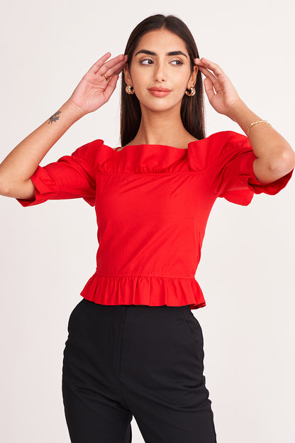 Clyde Top - Red